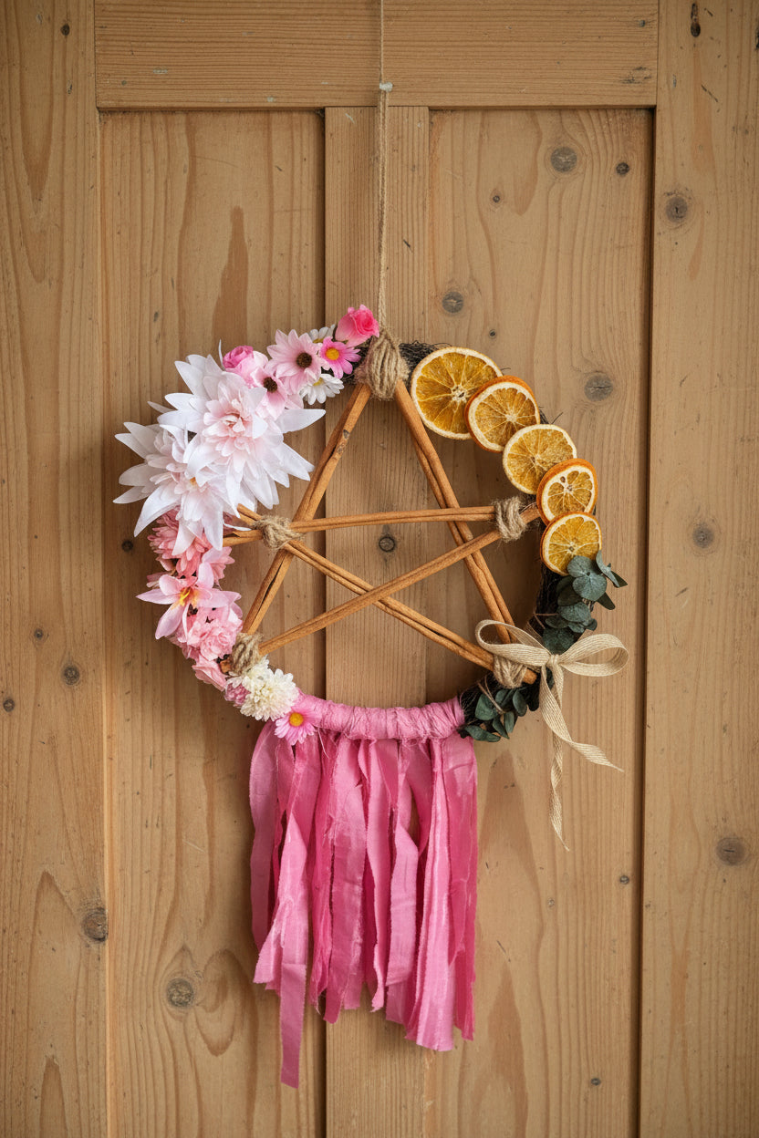 Cinnamon Pentacle Wreath