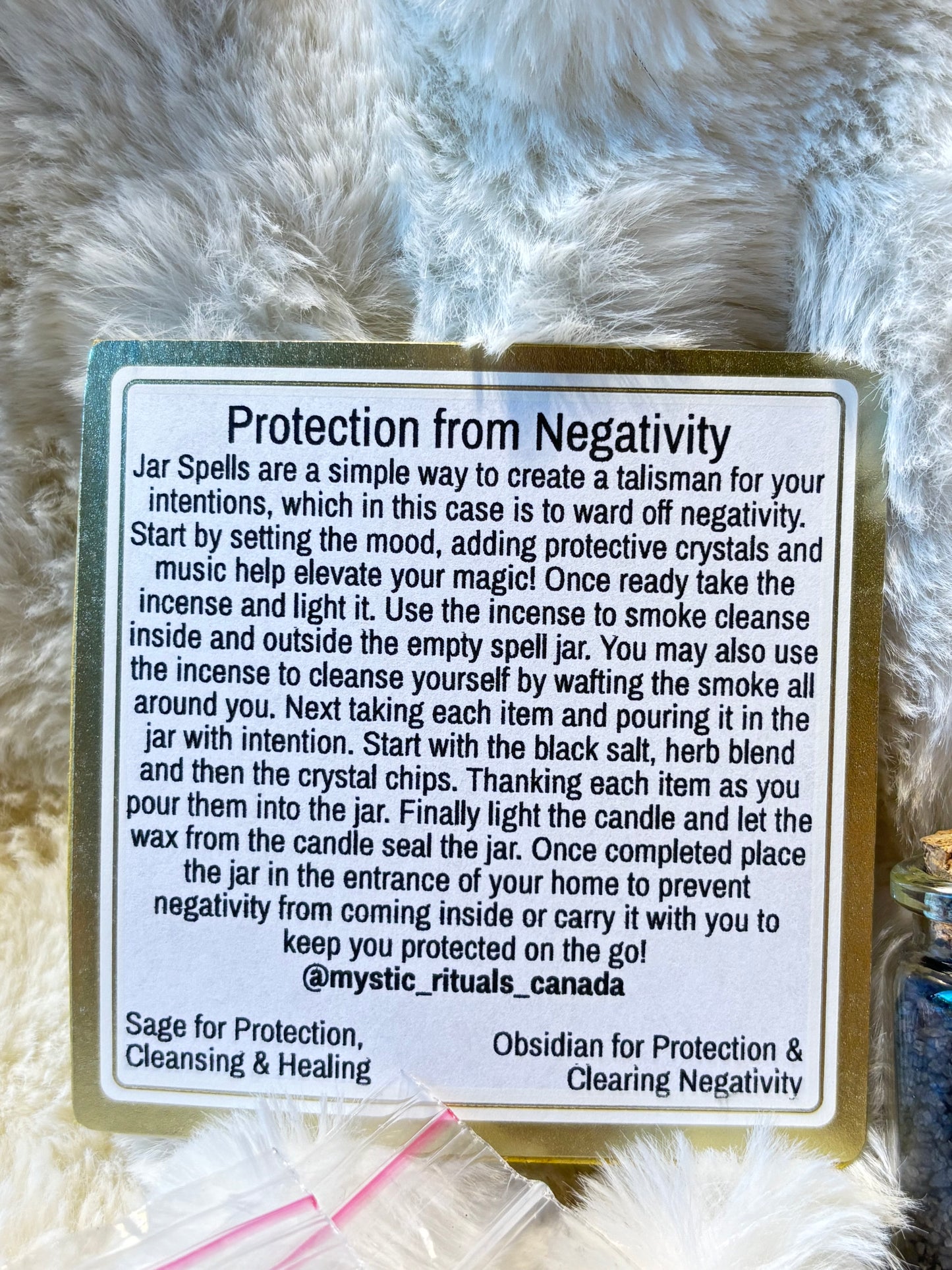 Protection from Negativity