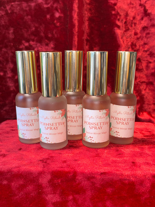 Poinsettia Spray