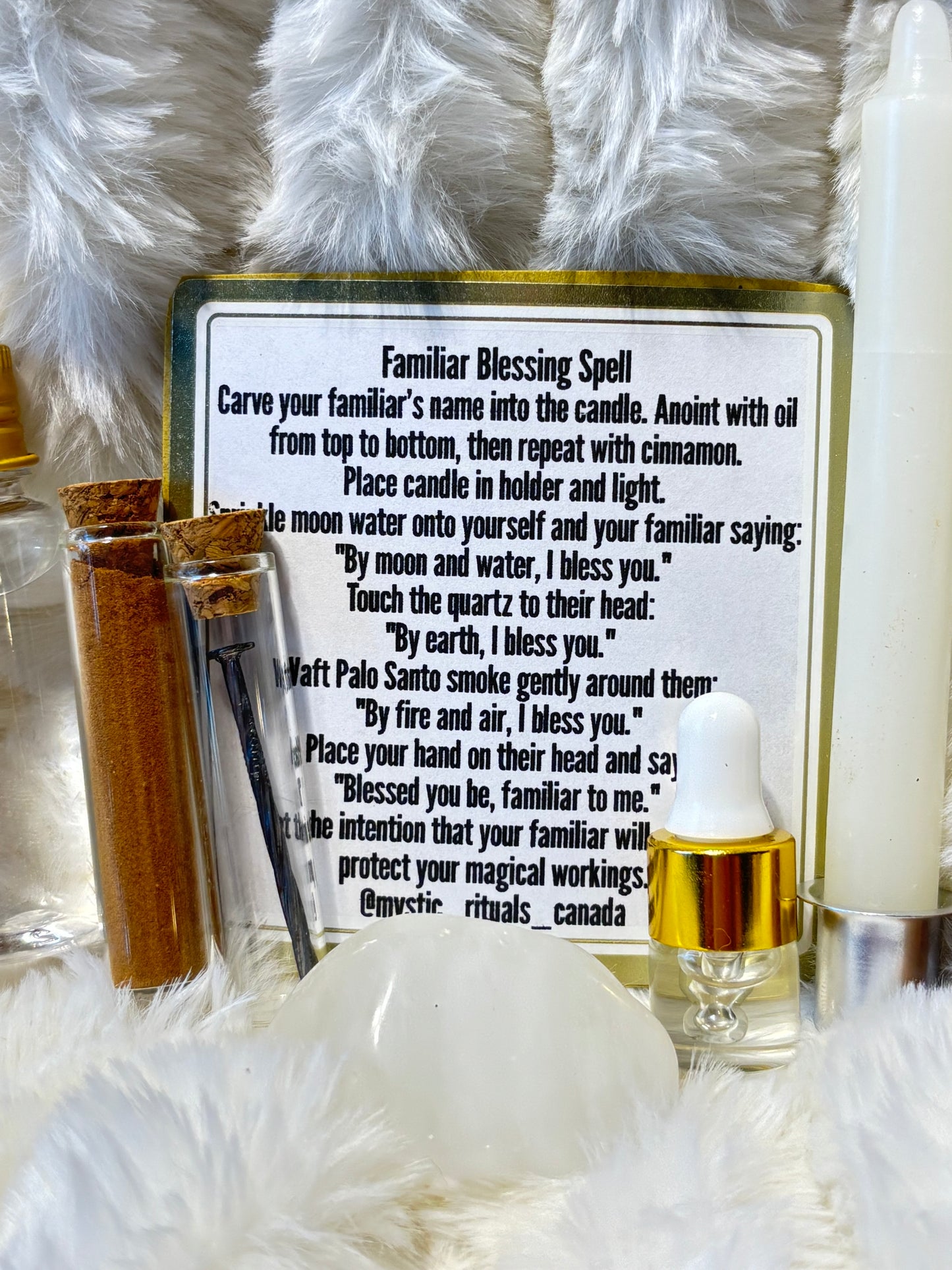 Familiar Blessing Spell Kit