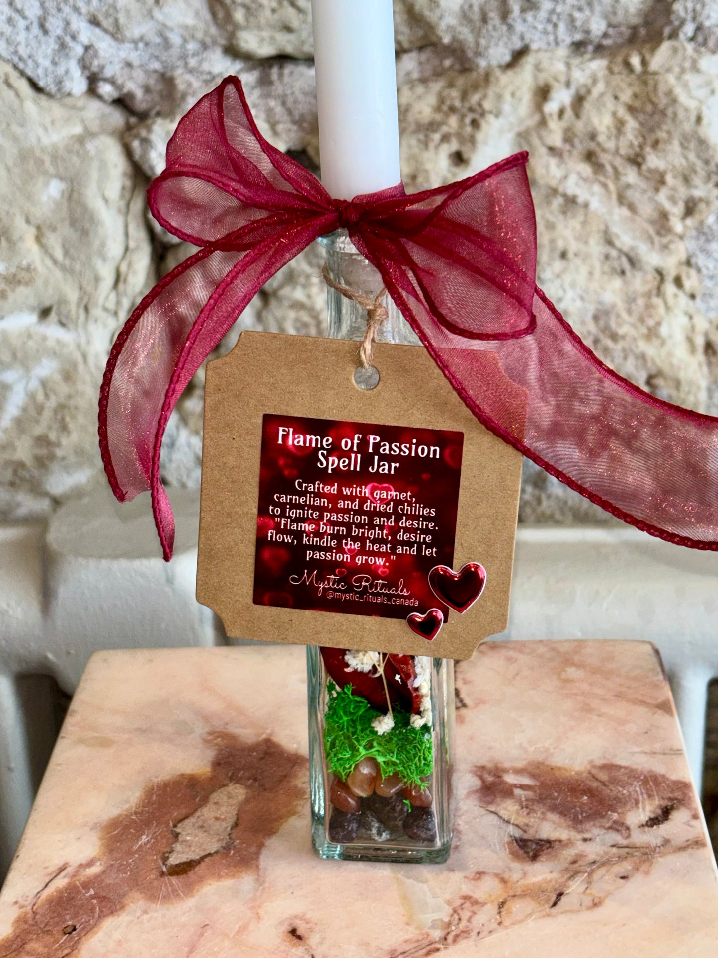 Flame of Passion Spell Jar