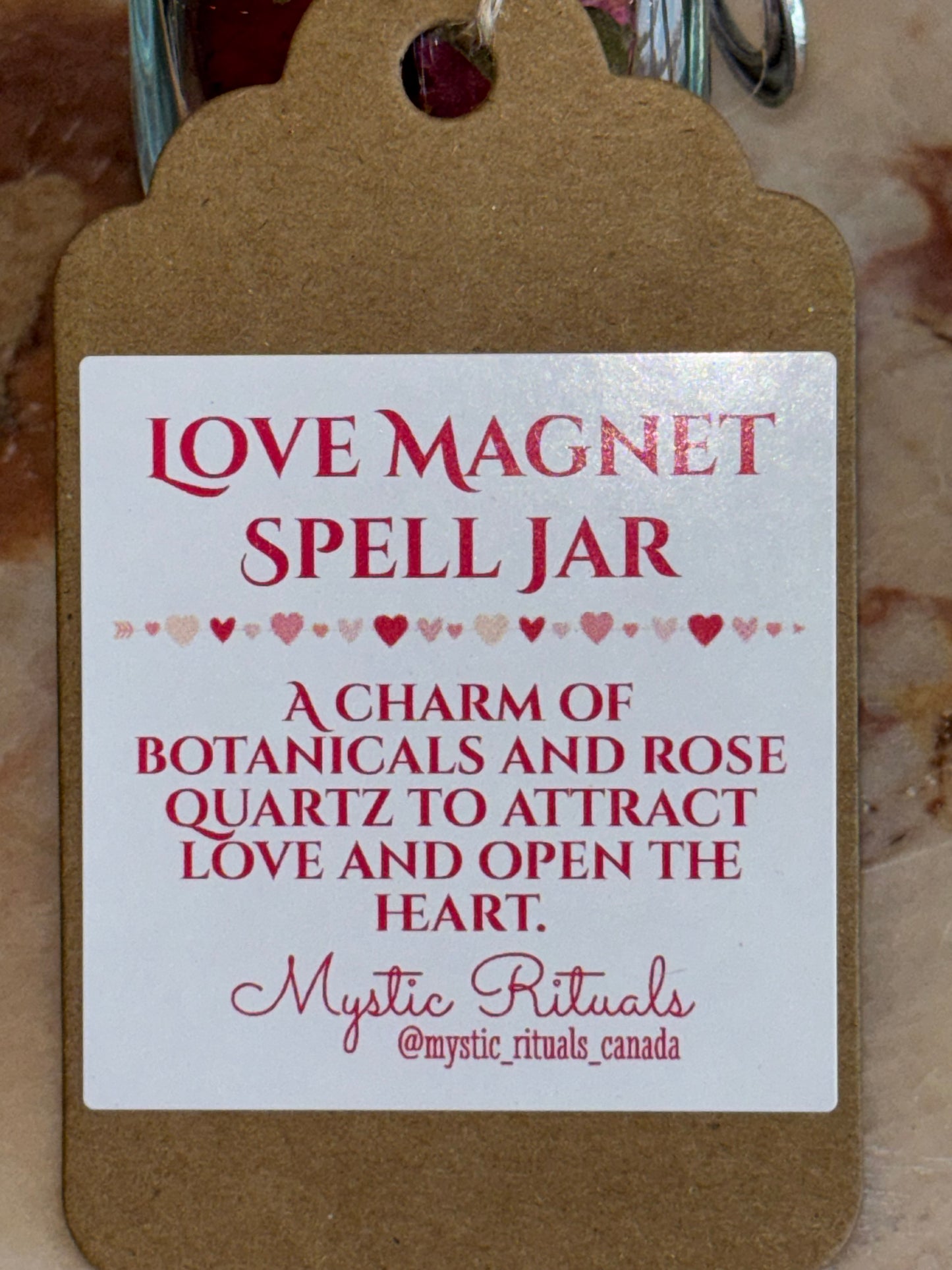Love Magnet Spell Jar