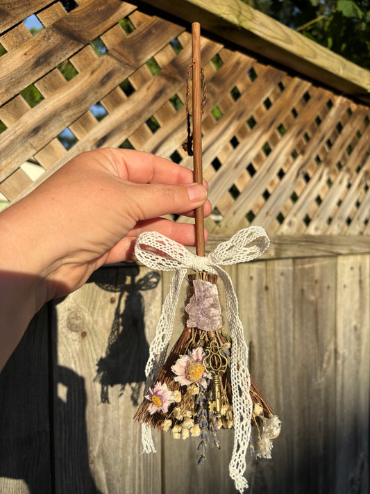 Long Handle Mini Altar Brooms