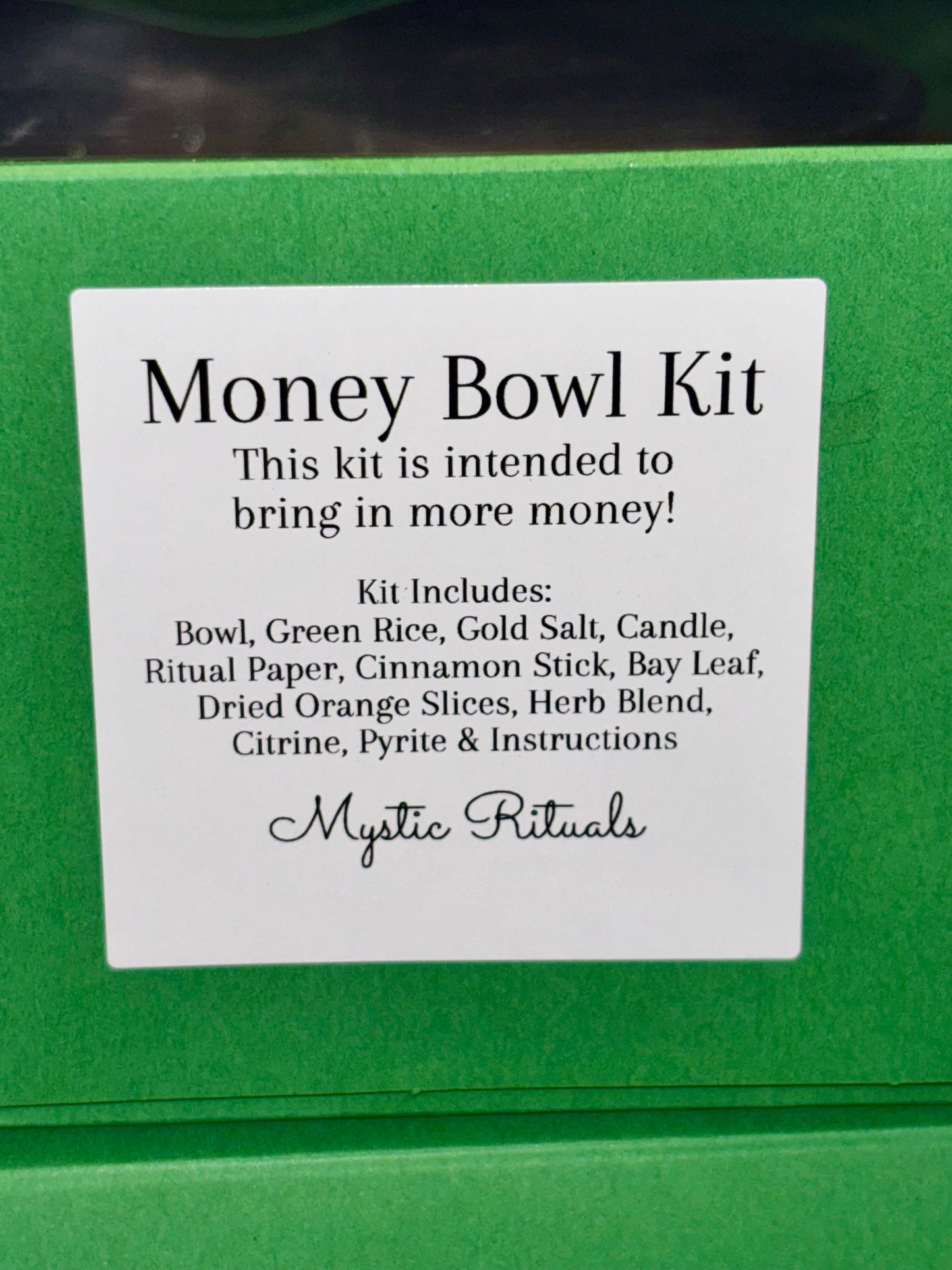 Money Bowl Kit