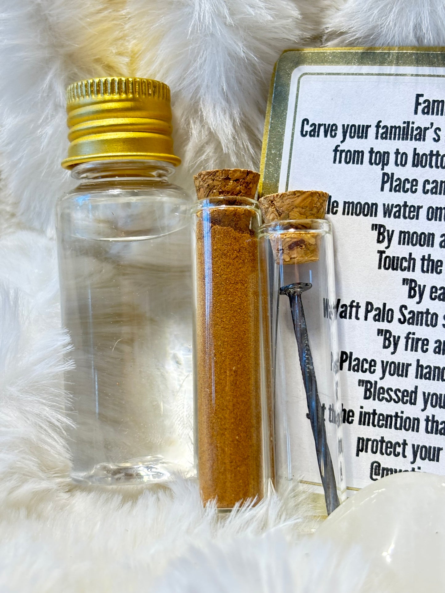 Familiar Blessing Spell Kit